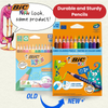BIC Kids Evolution Triangle ECOlutions Colouring Pencils Assorted - Pack of 12