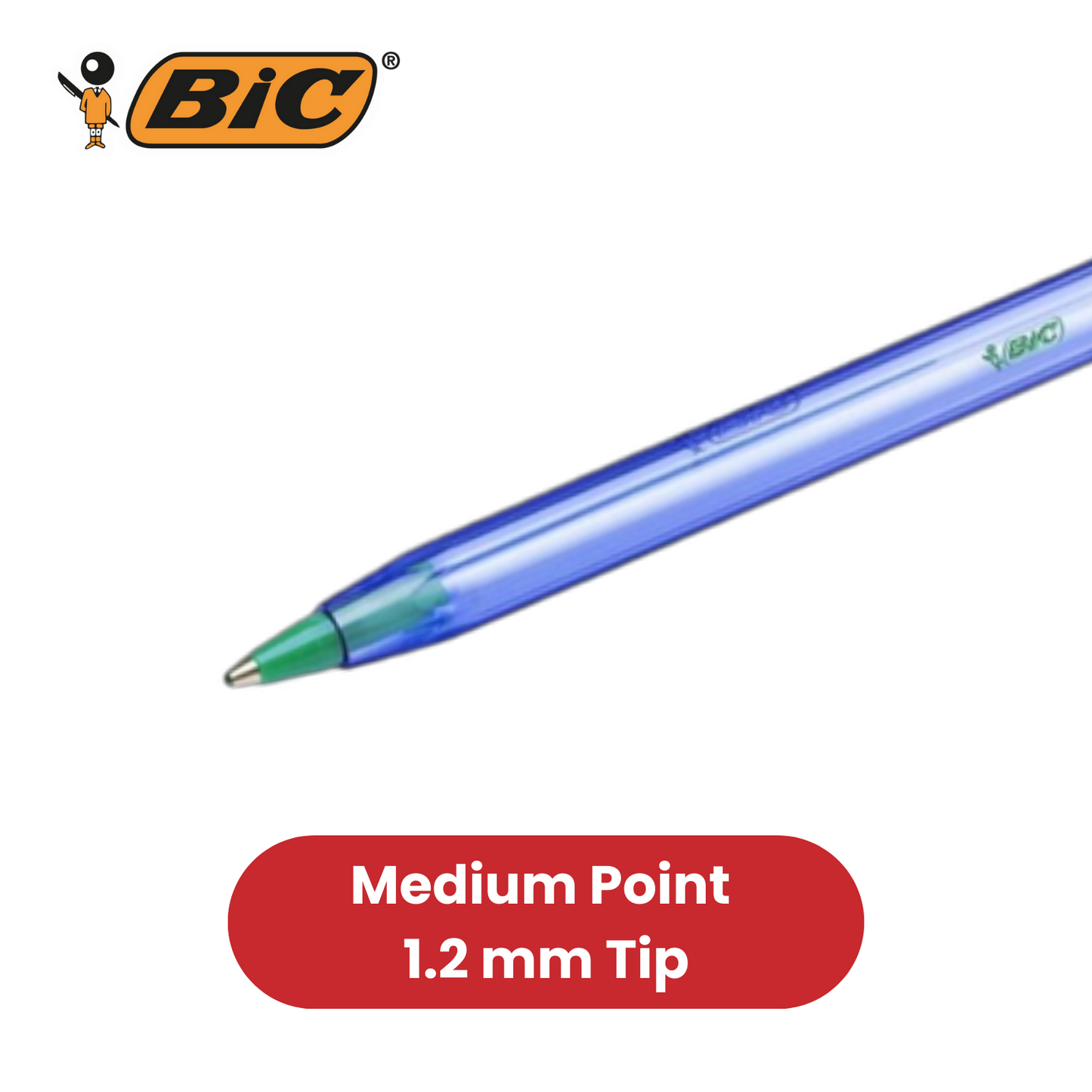 Bic Cristal Soft - Green - Single