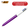 Bic 4 Colour Shine - Purple - Single Pen