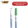 BiC Velleda 1721 Green Dry-Wipe Whiteboard Markers for Bold, Clean Writing, x24