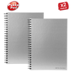 PUKKA PADS WHITE A4 WIREBOUND MANUSCRIPT BOOK 160 page 90gsm (RULED) - PACK OF 1 to 5