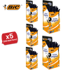 BIC CRISTAL FINE BALL POINT PEN BLACK - PACK OF 50 - 1 to 5 Packs