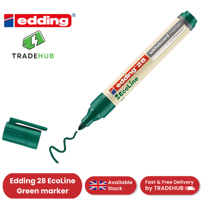 edding 28 Ecoline whiteboard marker - green - round tip 1.5-3 mm