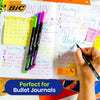 BIC Intensity Fine Felt Tip Pens Fine Point Assorted Colours - Pack of 8
