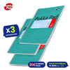 PUKKA WHITE A4 WIREBOUND PADS 200 page 80gsm  (RULED/MARGIN) - PACK OF 3