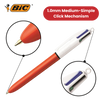 Bic 4-Colours Original Fine Ballpoint Pen 1.0mm Tip - Single Pen
