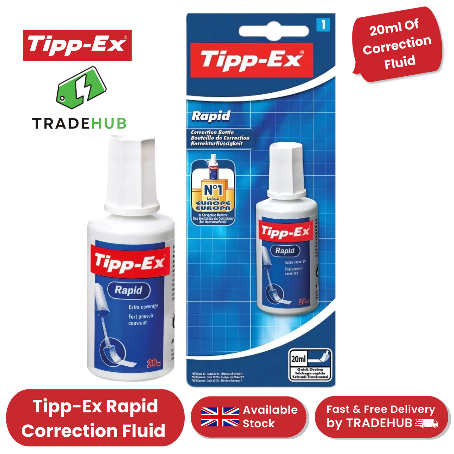 Tipp-Ex Fluid 20ml - Pack of 1