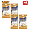 BIC Cristal Original Ballpoint Pens, Fine 1.0mm, 10 Assorted Colours, Comfortable Grip for School and Office