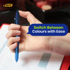 BIC 4-Colour Smooth Pens Medium Points for Office & Home