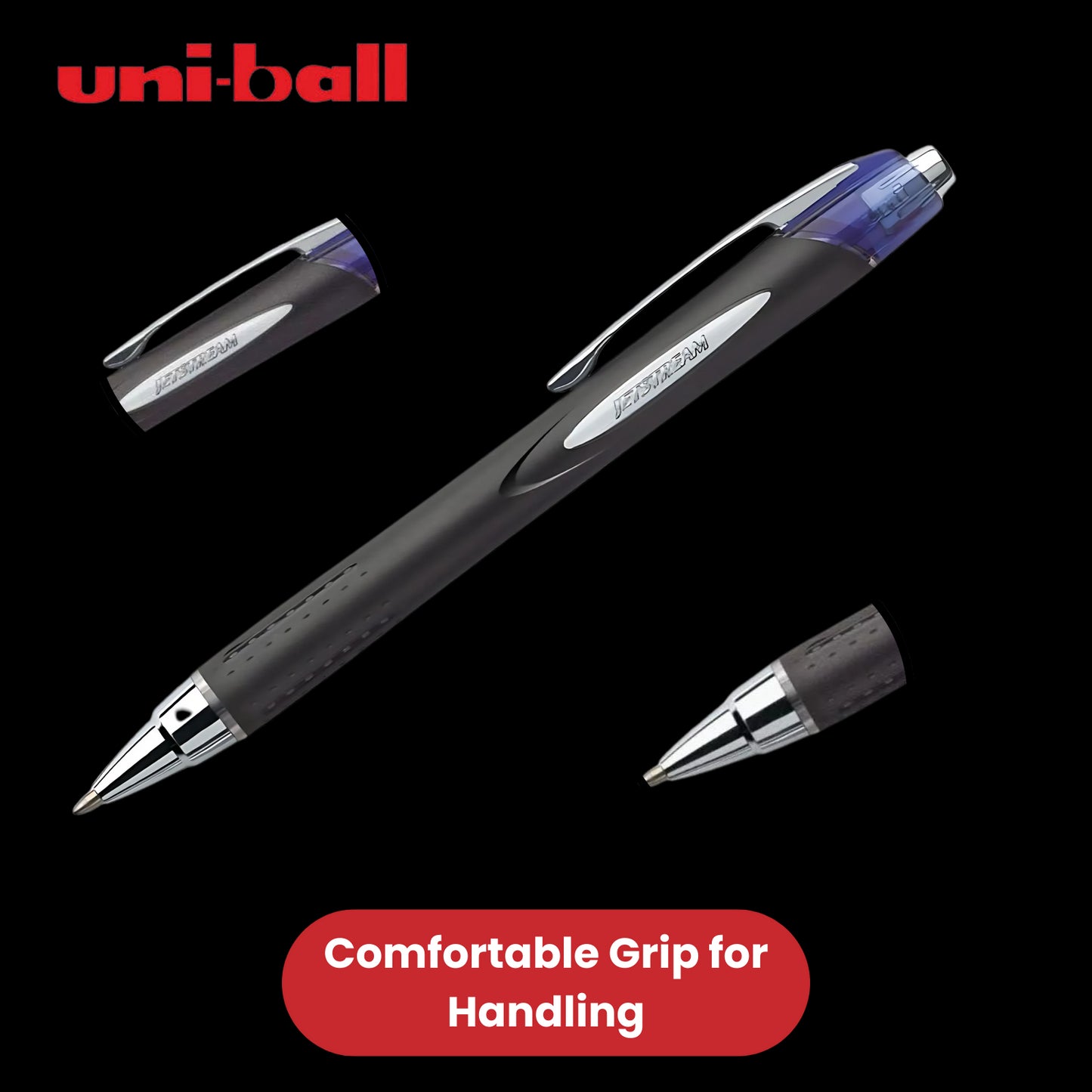 Uni-ball Jetstream Retractable Blue Reliable Performance, School or Office Use