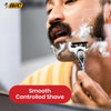 BIC Flex 5 Hybrid, Men's 5-Blade Razors, Precision Blade for Accuracy, Pack with 1 Handle and 4 Refills
