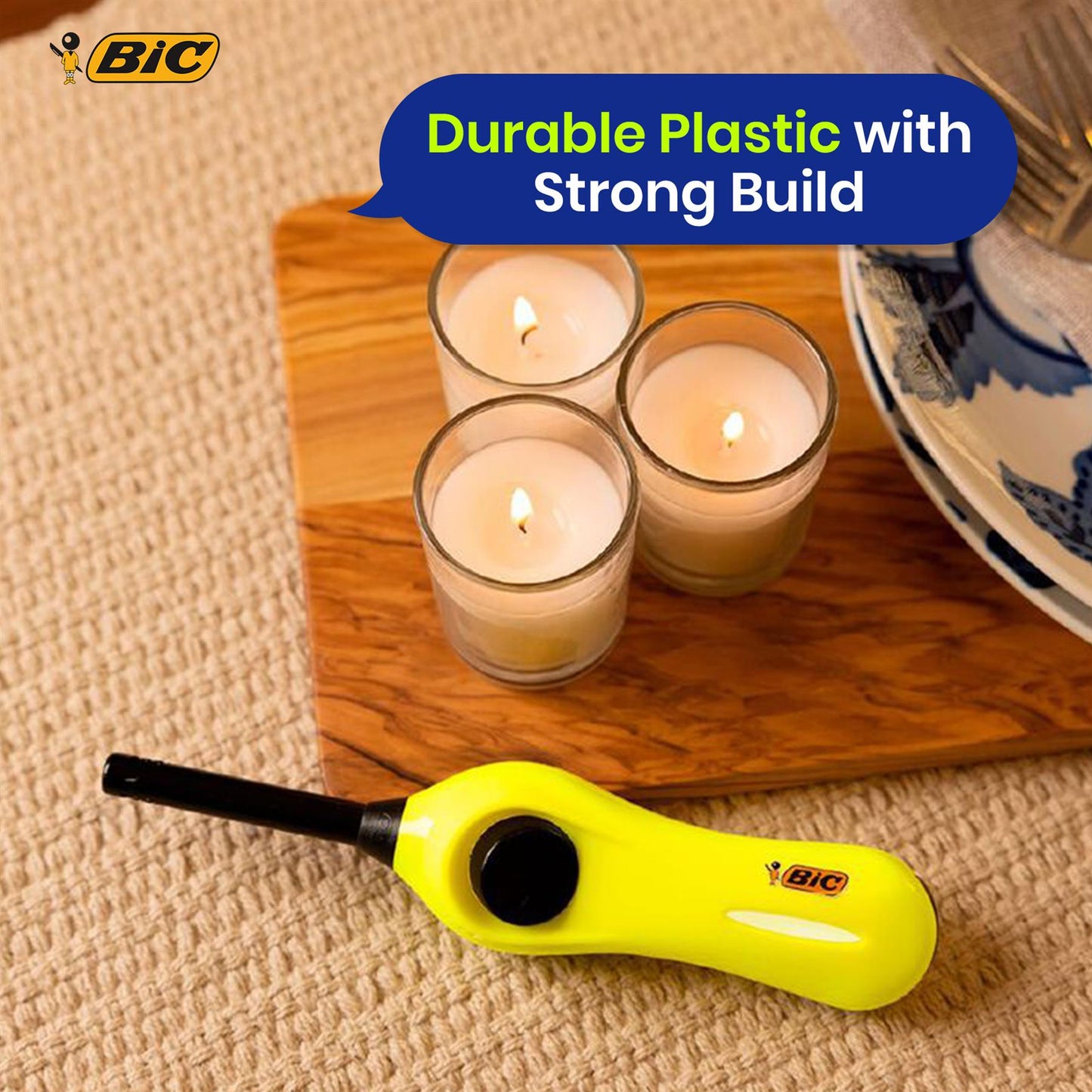 BIC Mega Standard Utility Lighter Design Variation