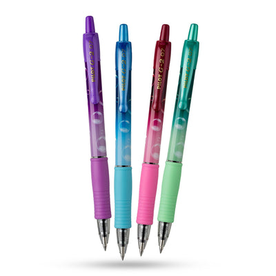 Pilot G2-07 Gel Pens Assorted 4-Pack Smooth Writing Retractable Ink for Journaling & Notes
