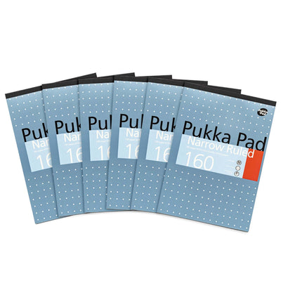 A4 Refill Pad Narrow Ruled with 160 Lined Pages and Perforation