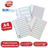 Pukka Concord Recycled Index A4 White 1-20 - 1 to 5 Packs