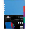 Pukka Colour 5 Part PolyProp Dividers