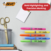BIC Briteliner Grip Highlighters - Yellow/Blue/Green/Pink (Pack of 4)