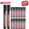 Edding 330 Permanent Multi Marker Chisel Tip 1-5mm Waterproof Quick-Drying Black