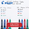 Pilot V5/V7 Hi-Tecpoint Liquid Ink Cartridges System (Pack of 3) - Blue Refills