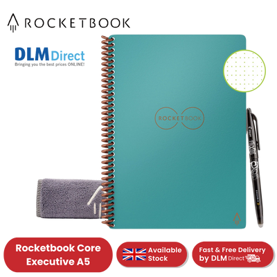 Rocketbook Core Executive A5 - Dotted Paper - Teal