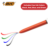 Bic 4-Colours Original Fine Ballpoint Pen 1.0mm Tip - Single Pen
