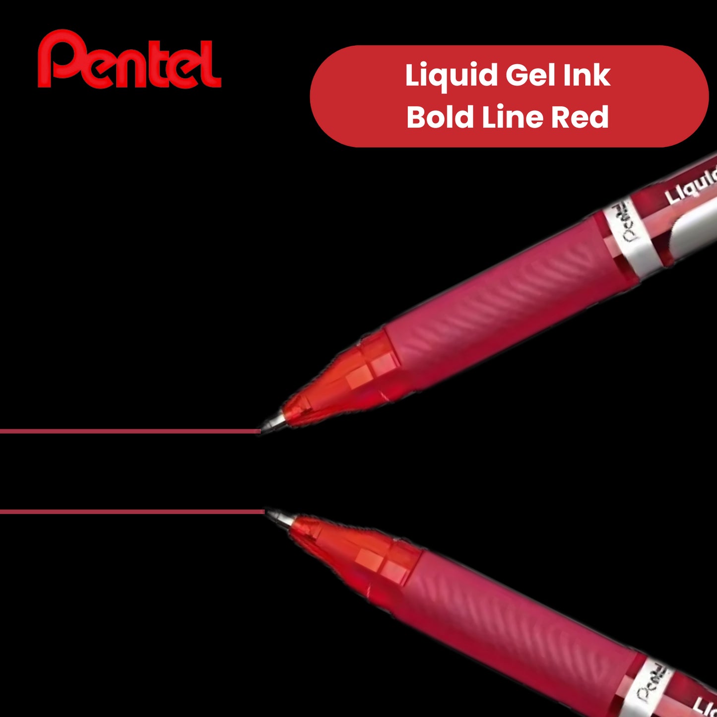 Retractable EnerGel rollerball pen ideal for everyday use. Quick drying, smooth flowing EnerGel ink, suitable for right or left-handed writers. Reduces smudging on hands and paper. Transparent barrel for easy view of remaining ink. Soft latex-free grip –