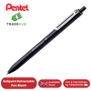 Pentel iZee Retractable Ballpoint Pen, Black Ink Smooth Writing for Home, Office