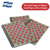 Europa Splash A4+ Notepad  Wirebound 160 Pages 80gsm FSC Paper Ruled Pink