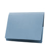 Exacompta Guildhall Full Flap Pocket Wallet, Durable 315gsm Manilla Folder Foolscap, 50 Pack (Blue)