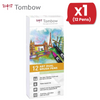 Tombow ABT Dual Brush Pens Pastel Colors Water-Based, Blendable - Pack of 12
