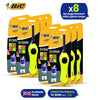 BIC Mega Utility Lighter - Plastic 6cm Wand Cooking Lighter, Push Button Lighters for BBQ