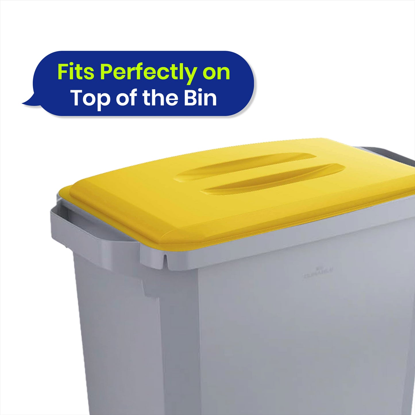 DURABIN 60L Yellow and Black Lids and 25x 110L Recycled Bin Bags Set