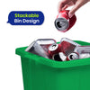 110L Bin Bags 25 Pack and 90L DURABIN Green Waste Bin Bundle Strong Recycled Plastic Set