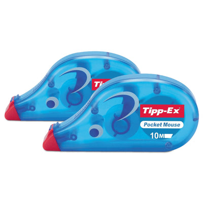 Tipp-Ex Pocket Mouse Correction Tape Roller 5mm x 10m - Pack of 2
