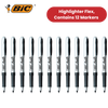 BIC Marking Permanent Markers Ultra Fine Tip Black - Pack of 12 - 1 to 5 Packs