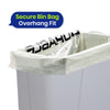 "DURABIN 90L Grey Bin with Yellow Lid and 25x 110L Recycled Bin Bags for Everyday Use