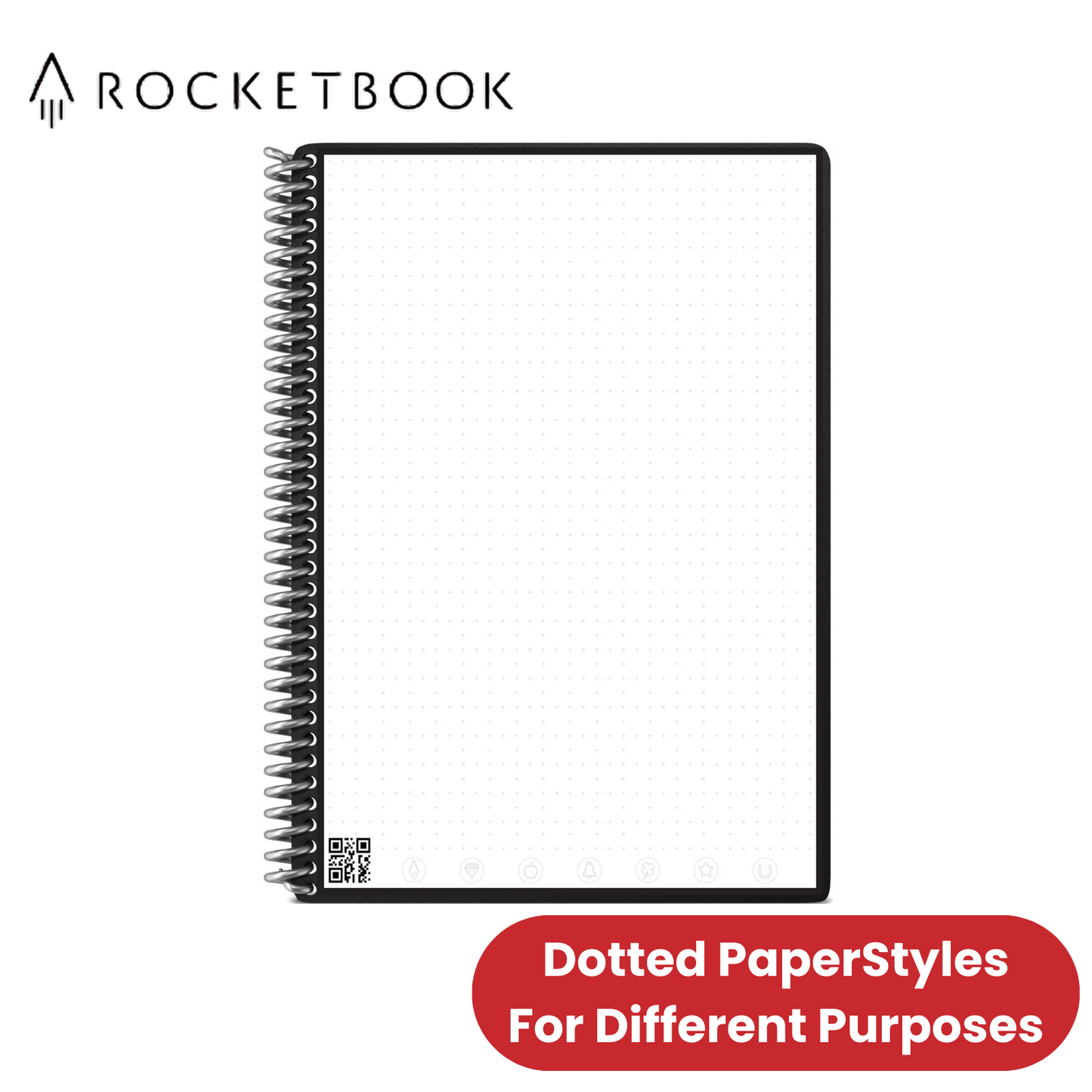 Rocketbook Core Executive A5 - Dotted Paper - Teal