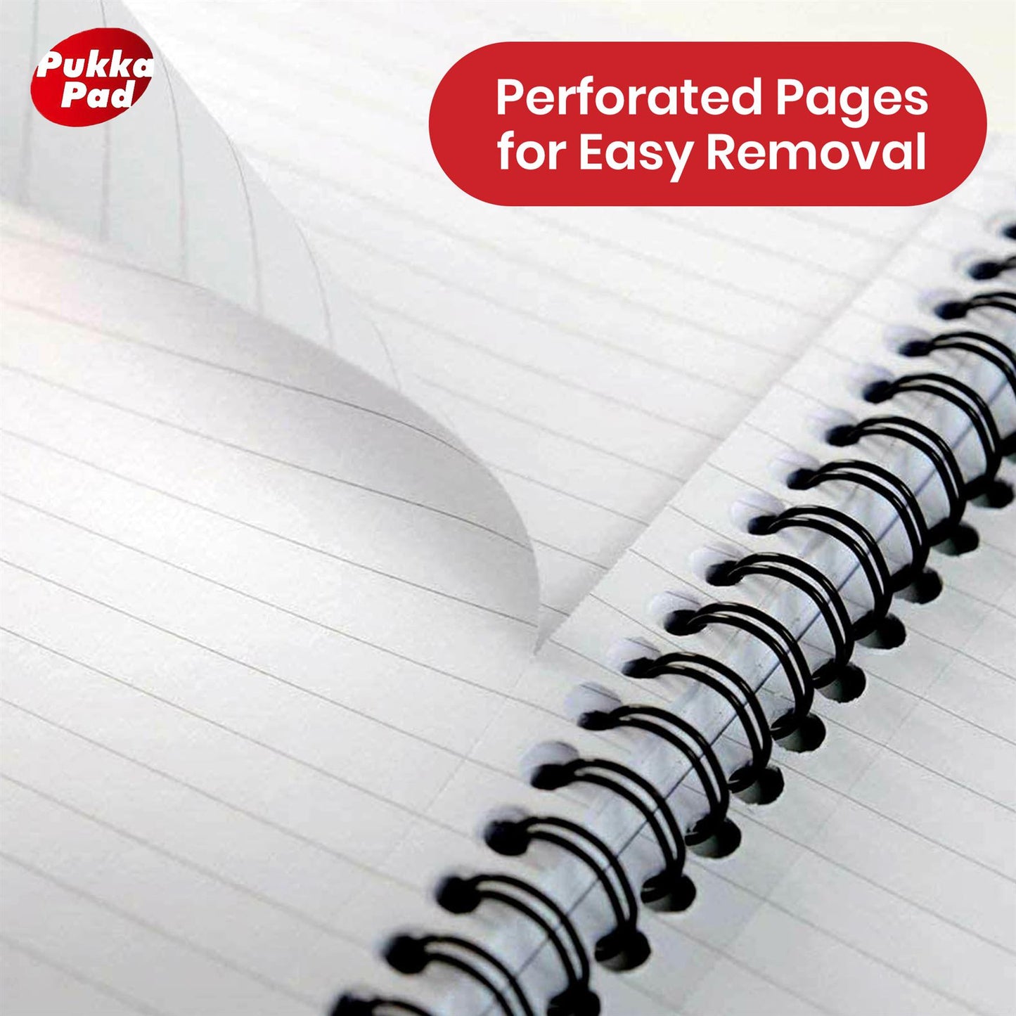 Pukka Pad Black Project Book A5, 250 Pages, With Dividers, Stylish Notebook For Study & Notes