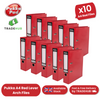 Pukka Brights Lever Arch Files - Red - Box of 10