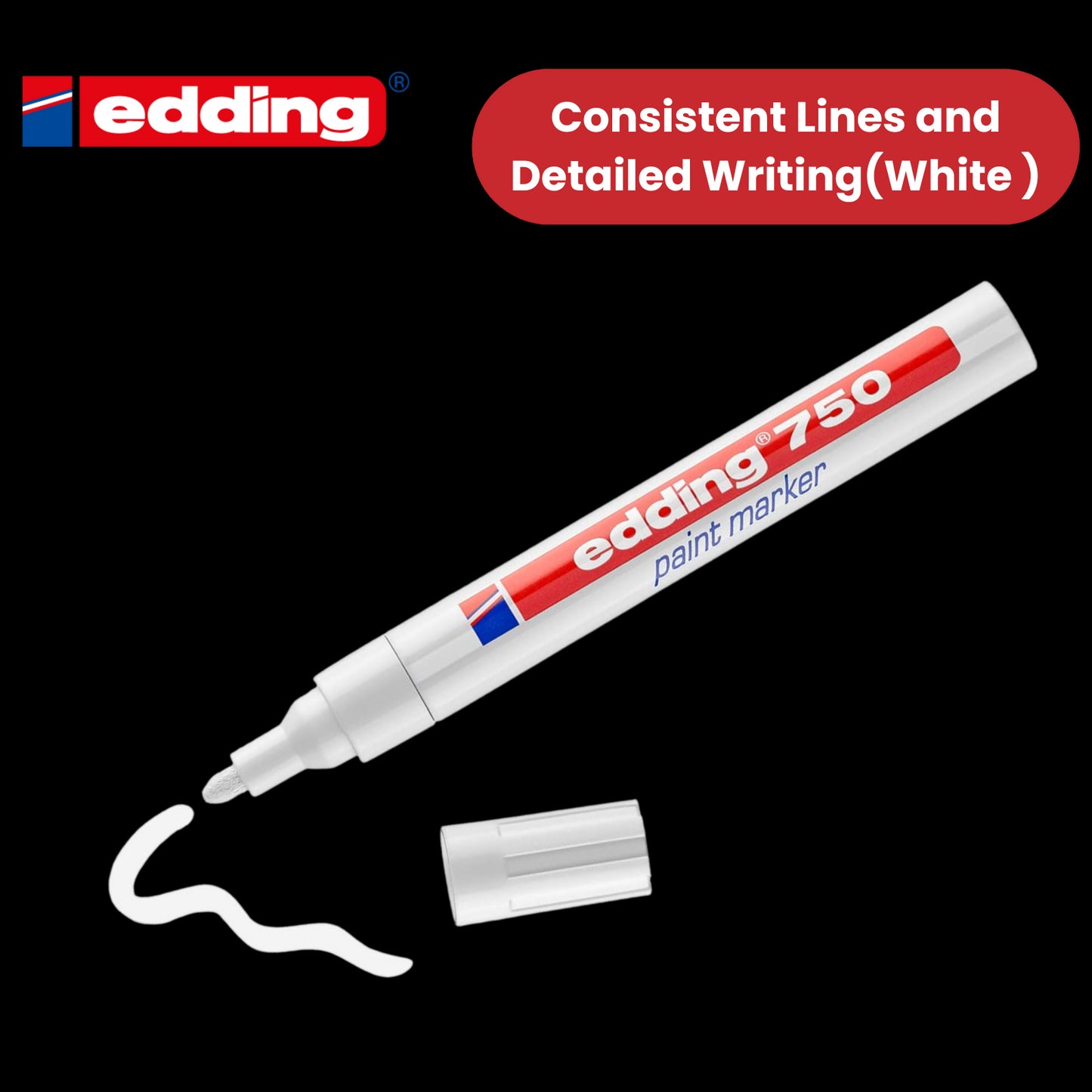 Edding Paintmarker Opaque White Single Pen