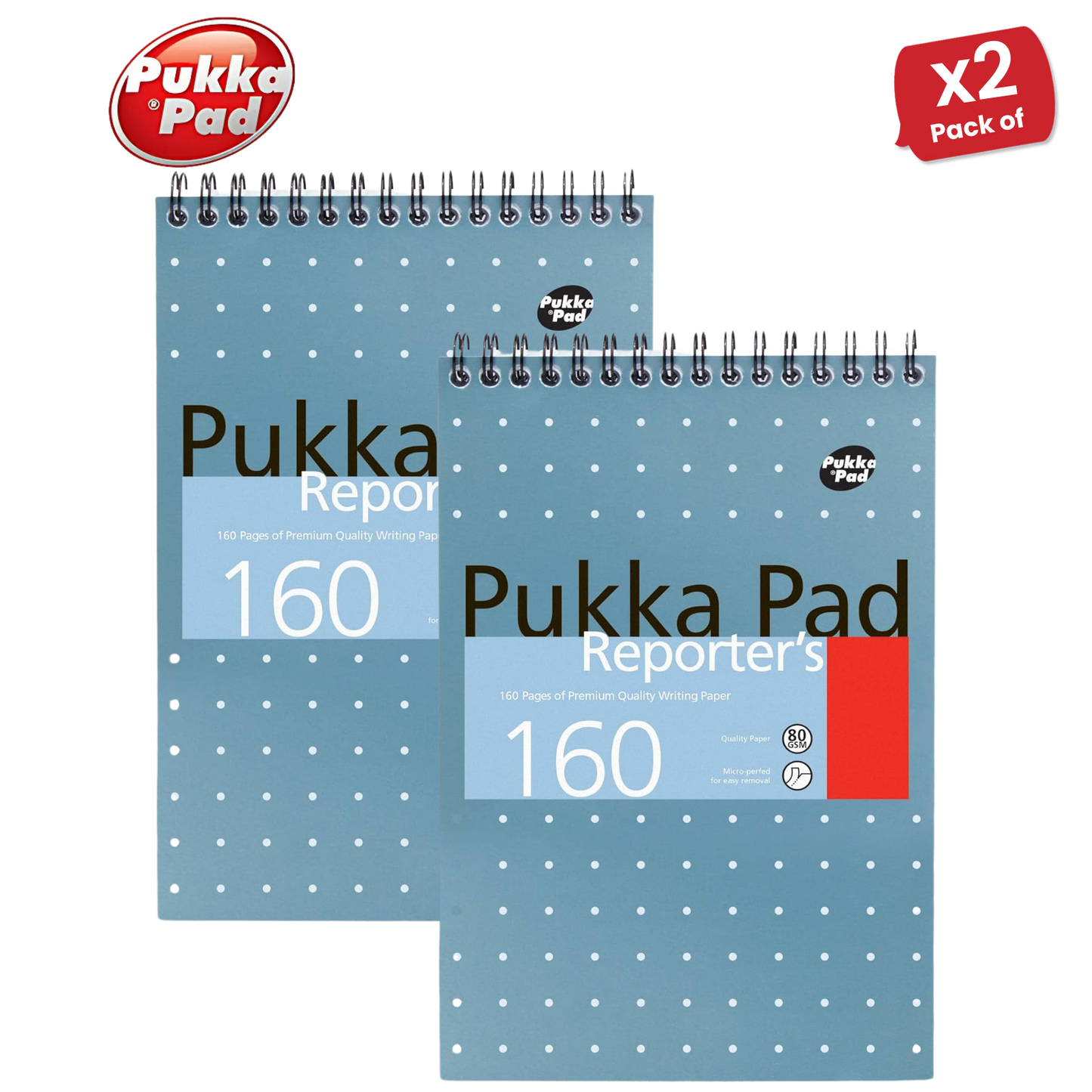 Pukka Reporter's Pad 160 pages - Lined