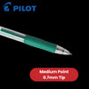 Pilot G-207 Retractable Gel 0.7 mm Medium Point Rollerball Pen - Metallic Green