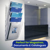 Large COMBIBOXX A4 Literature Holder Wall-Mounted or Tabletop Durable