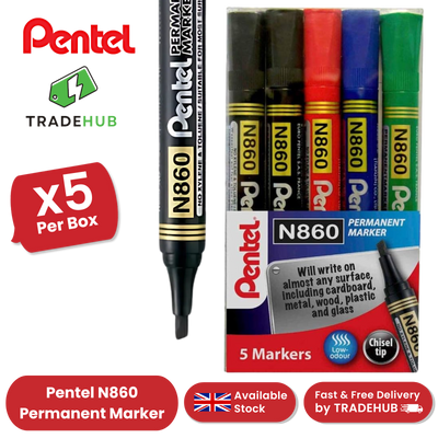 Pentel N860 Assorted - Pack of 5