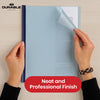 Durable Dark Blue Spine Bar - A4 Plastic Slide Binder, 6mm Strip Paper Binder for Work (Pack of 100)