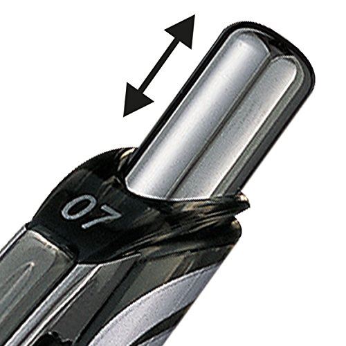 Pentel Energel XM Retractable Gel Pen with 0.7 mm Tip, Black, Pack of 12 (BL77-AO)