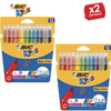 BIC Kids Kid Couleur Baby Colouring Pens Assorted - Pack of 12