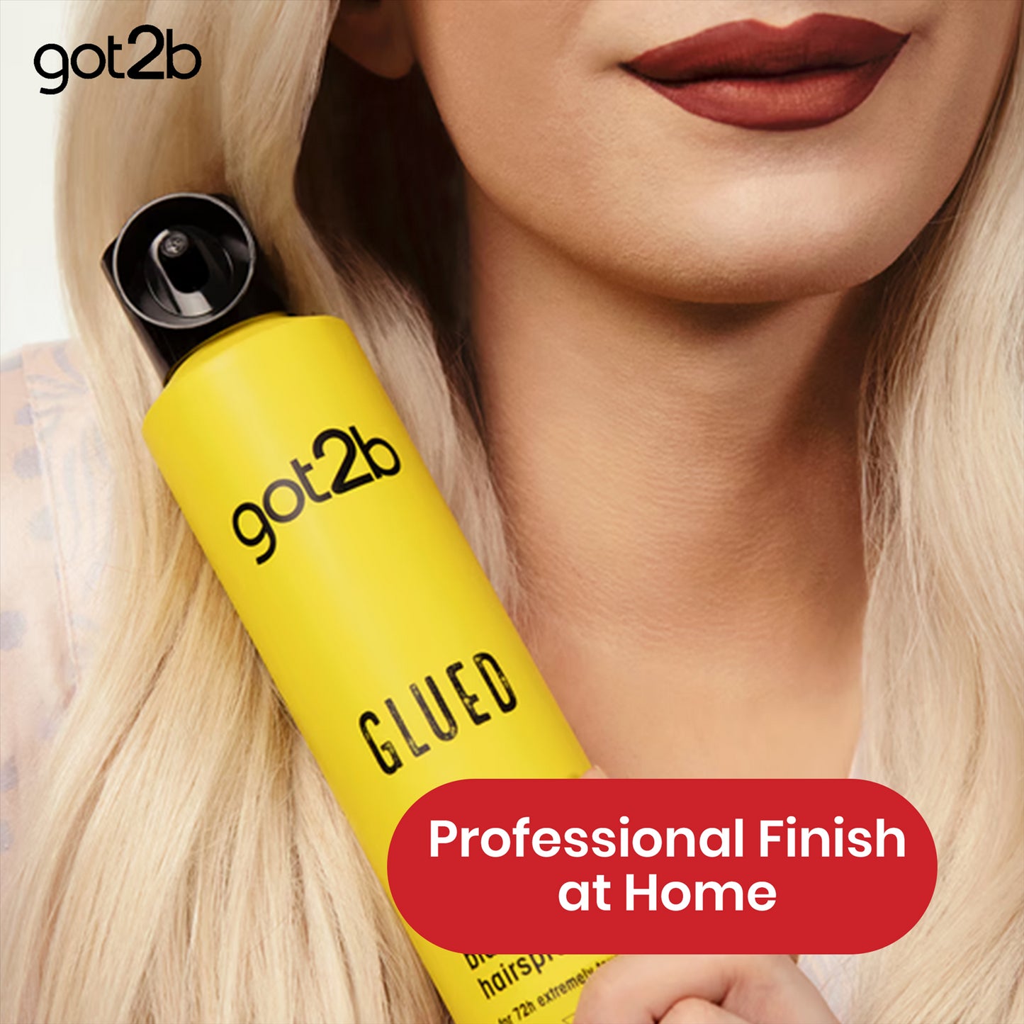 Got2b Glued Freeze Hairspray - Up To 72 hrs Setting Spray, 300 ml Hair Spray for Men & Women