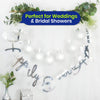 Happily Ever After Future Mrs Prosecco Time Garland Pack Foil Finish Party Decor