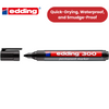 Edding 300 Permanent Marker Bullet 1.5-3mm Black - Pack of 6